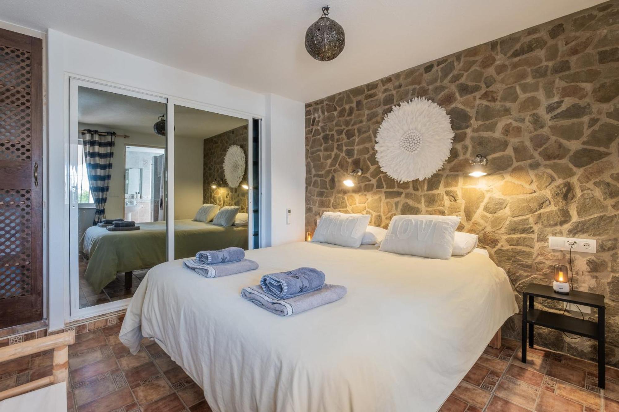 Casa La Siesta Villa With Magical View Own Pool Malaga Bagian luar foto