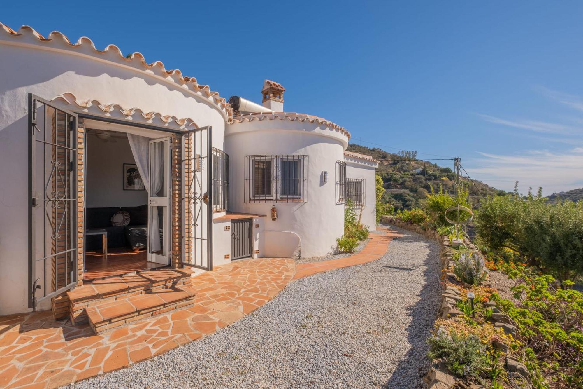 Casa La Siesta Villa With Magical View Own Pool Malaga Bagian luar foto
