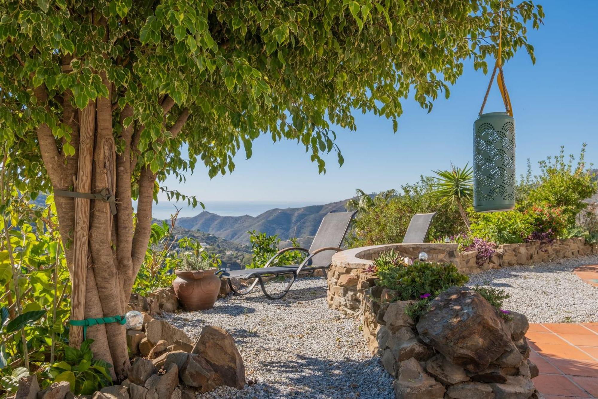 Casa La Siesta Villa With Magical View Own Pool Malaga Bagian luar foto