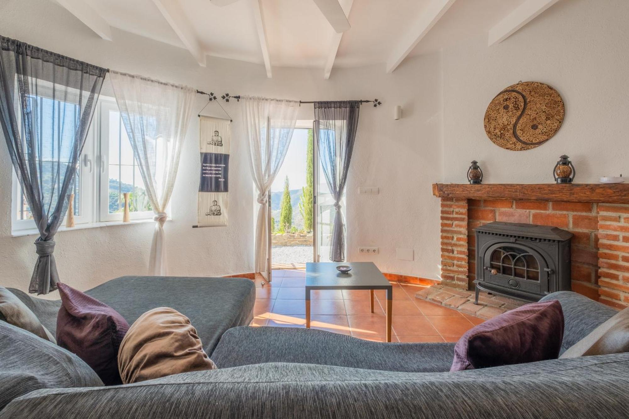 Casa La Siesta Villa With Magical View Own Pool Malaga Bagian luar foto