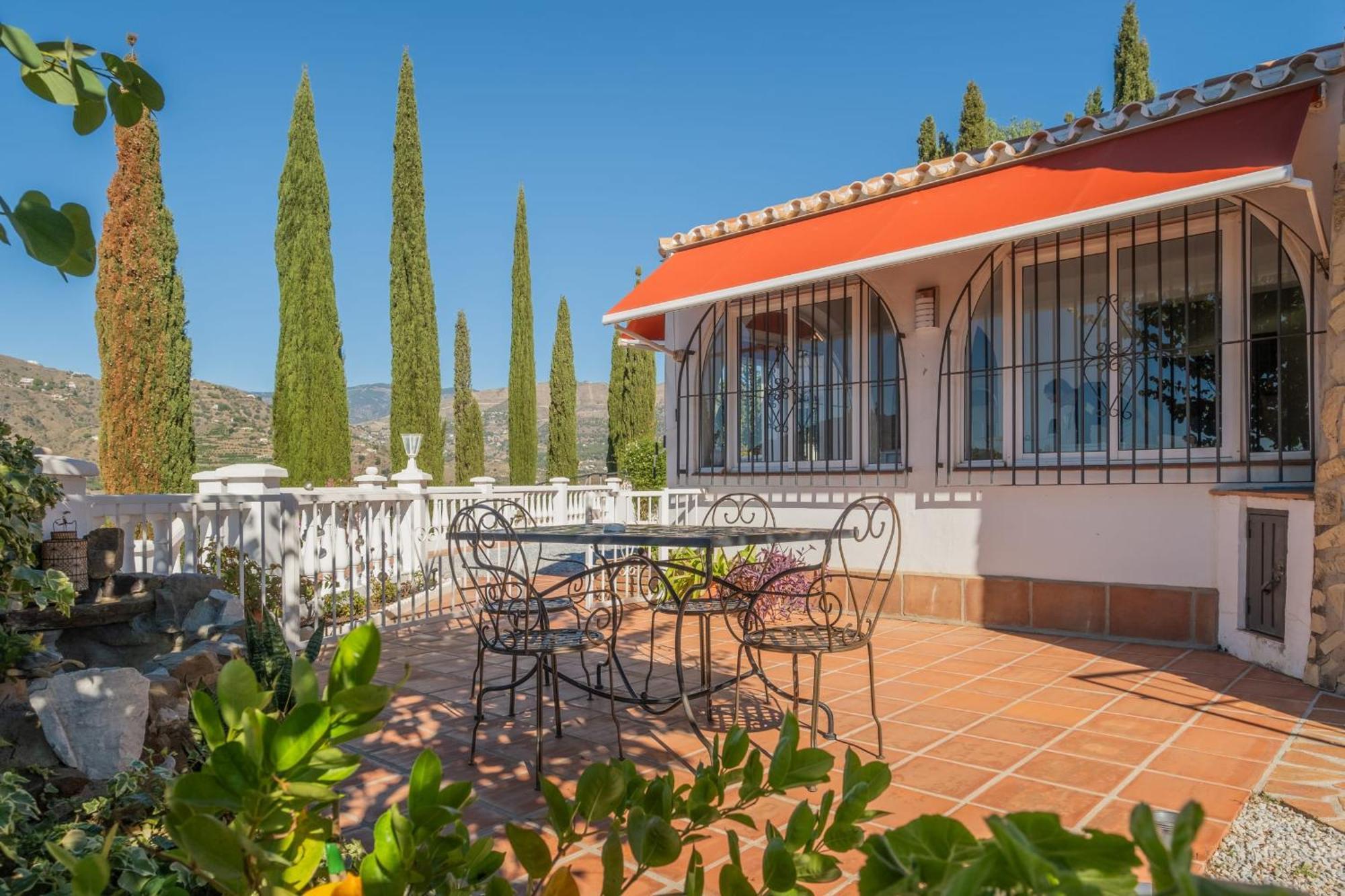 Casa La Siesta Villa With Magical View Own Pool Malaga Bagian luar foto