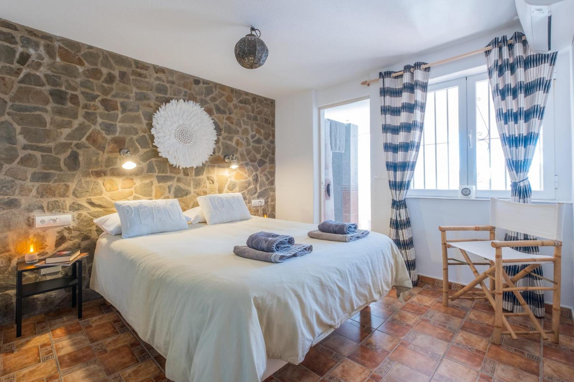 Casa La Siesta Villa With Magical View Own Pool Malaga Bagian luar foto