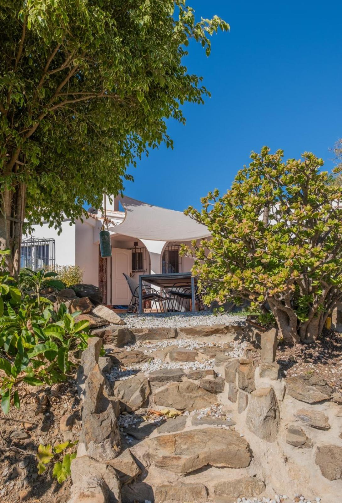 Casa La Siesta Villa With Magical View Own Pool Malaga Bagian luar foto