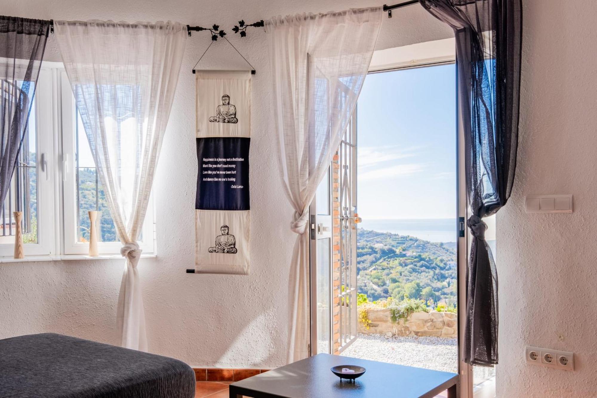 Casa La Siesta Villa With Magical View Own Pool Malaga Bagian luar foto