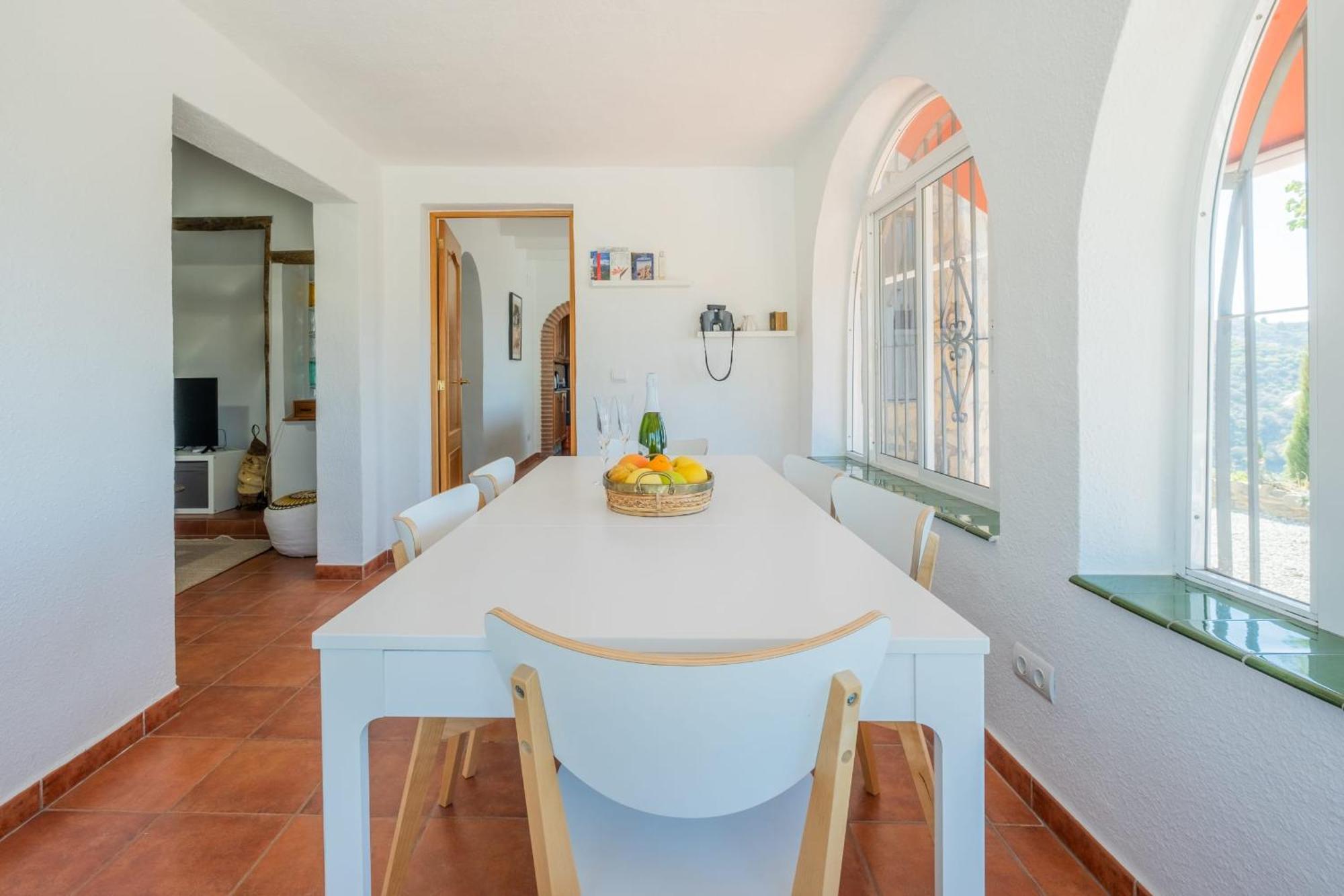Casa La Siesta Villa With Magical View Own Pool Malaga Bagian luar foto
