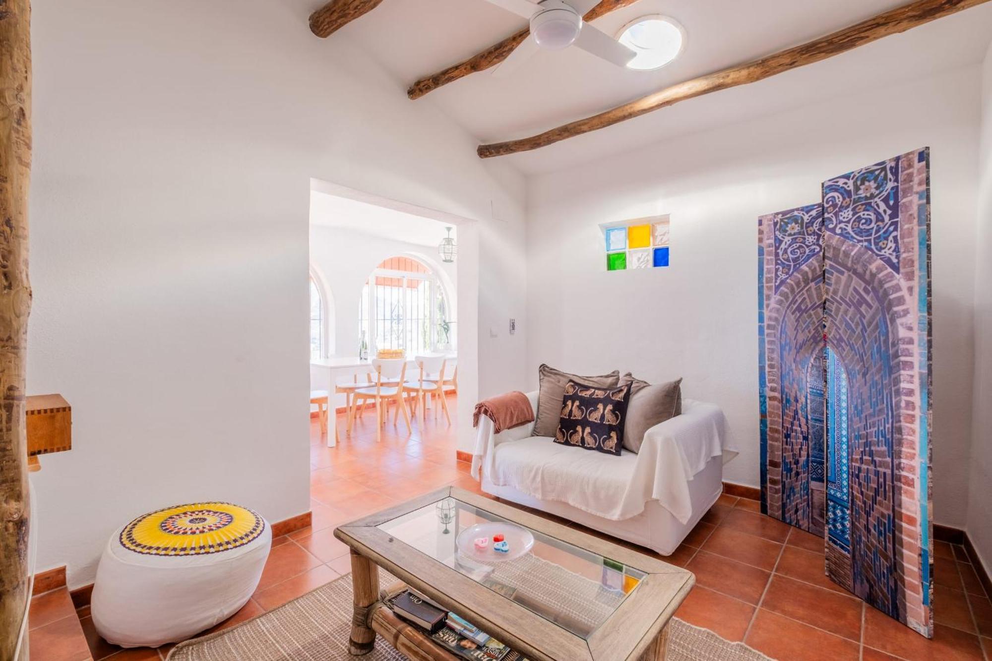 Casa La Siesta Villa With Magical View Own Pool Malaga Bagian luar foto